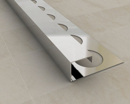 Stainless Steel Square Edge Tile Trim Silver