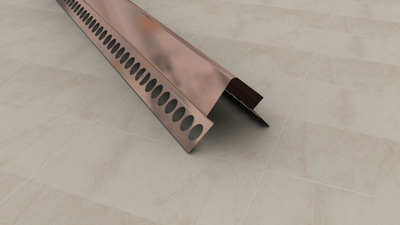 Stainless Steel Corner Protection Profile Bronze