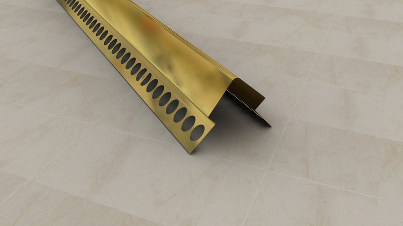 Stainless Steel Corner Protection Profile Gold