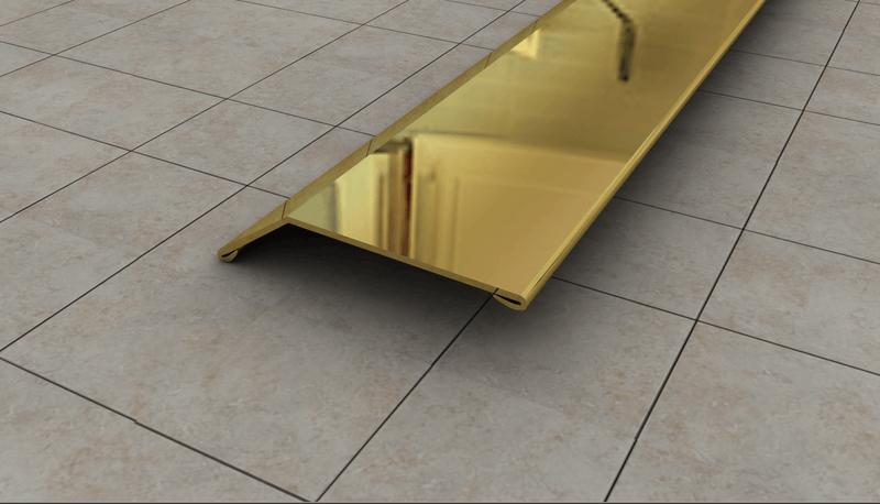 Stainless Steel Sloping Edge Transition Profile