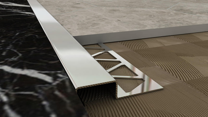 Stainless Steel Stair Nosing Profile Application