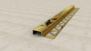 Stainless Steel Stair Nosing Profile Gold